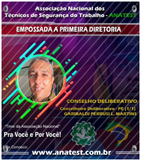 Conselheiro Deliberativo da ANATEST para PE